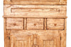 Biscottini Madia legno massello Tiglio Naturale 81x45x92 Biscottini Credenza Country