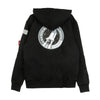 ALPHA INDUSTRIES Felpa Cappuccio Uomo Space Shuttle Hoody Black da uomo