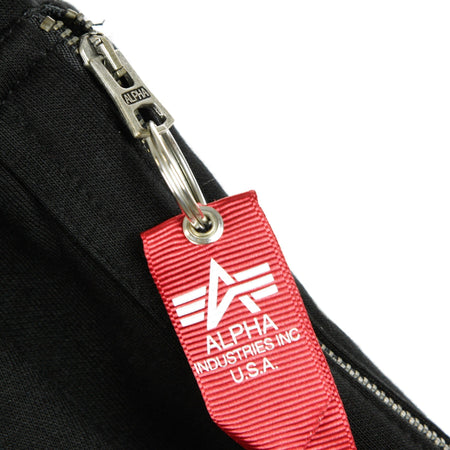 ALPHA INDUSTRIES Felpa Cappuccio Uomo Space Shuttle Hoody Black da uomo