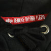 ALPHA INDUSTRIES Felpa Cappuccio Uomo Space Shuttle Hoody Black da uomo