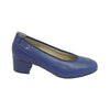 DÉCOLLETÉ DONNA IN PELLE BLU CINZIA SOFT