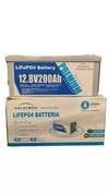 BATTERIA 200Ah 12.8V 2560wh AL LITIO FERRO FOSFATO LiFeP04 Fecondazione profonda