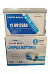 BATTERIA 120Ah 12.8V 1536wh AL LITIO FERRO FOSFATO LiFeP04 Fecondazione profonda