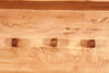Biscottini Attaccapanni Mensola Biscottini Legno Massello Tiglio Naturale 157x22x25 Made