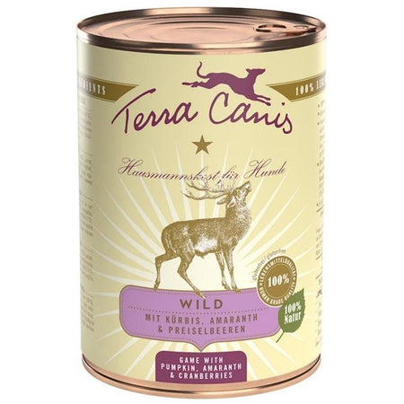 Terra Canis classic Selvaggina con zucca, amaranto e mirtillo rosso 400 gr
