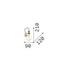 Applique Rustica-Country Frida Metallo Rame 1 Luce E27