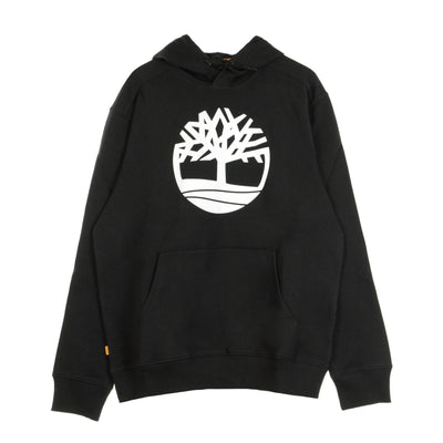 TIMBERLAND Felpa Cappuccio Uomo Core Logo Po Hoodie Bb Black/white da uomo