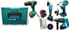 Kit 4in1 Trapano avvitatore,impulsi,smerigliatrice,tassellatore,2x3Ah,caricatore