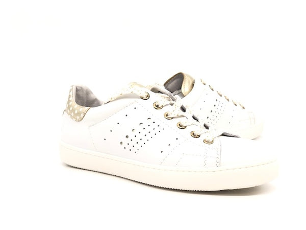 NERO GIARDINI Sneaker bambina Manus bianco platino