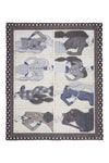 Faliero Sarti Sciarpe Blu da donna