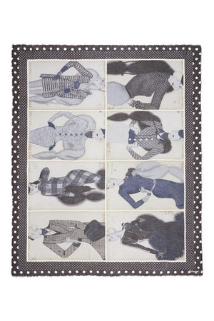 Faliero Sarti Sciarpe Blu da donna