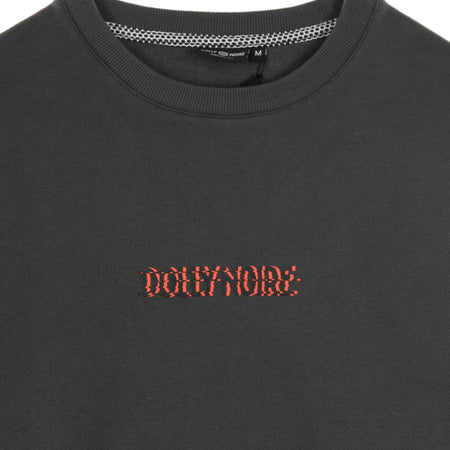 DOLLY NOIRE Felpa Girocollo Uomo Glitch Crewneck Grey da uomo