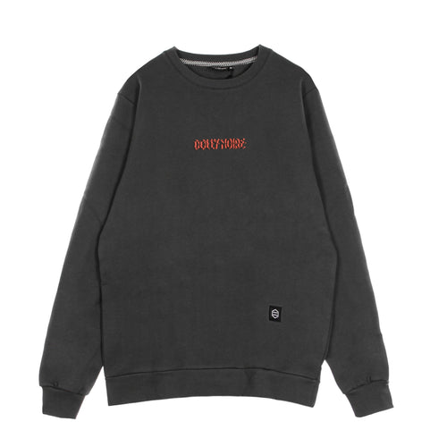 DOLLY NOIRE Felpa Girocollo Uomo Glitch Crewneck Grey da uomo
