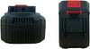 BATTERIA ricaricabile AGLI IONI DI LITIO 21V DA 2.0Ah 4.0Ah 6.0Ah x motosega forbici weekitool