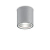 Plafoniera Moderna Gun Alluminio Grigio 1 Luce Gu10