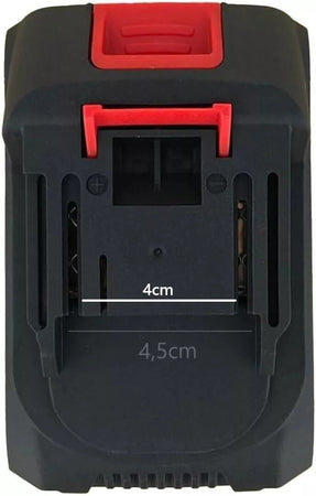 BATTERIA ricaricabile AGLI IONI DI LITIO 21V DA 2.0Ah 4.0Ah 6.0Ah x motosega forbici weekitool
