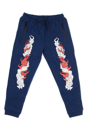 DOLLY NOIRE Pantalone Tuta Felpato Donna Akira Pant Navy da donna