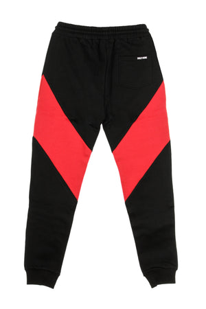 DOLLY NOIRE Pantalone Tuta Felpato Uomo Victorious Black/red da uomo