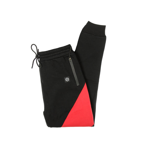 DOLLY NOIRE Pantalone Tuta Felpato Uomo Victorious Black/red da uomo