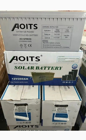 BATTERIA GEL 200AH 12V PANNELLI ENERGIA SOLARE FOTOVOLTAICO NAUTICA CAMPER CASA
