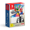 Nintendo Switch Oled White Console Bianca +super Mario Wonder + 12 Mesi Abbonam
