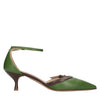RELAC Scarpe con Tacco Verde da donna