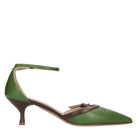 RELAC Scarpe con Tacco Verde da donna
