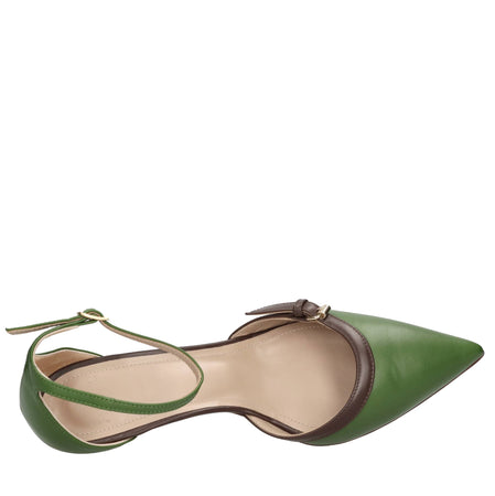 RELAC Scarpe con Tacco Verde da donna