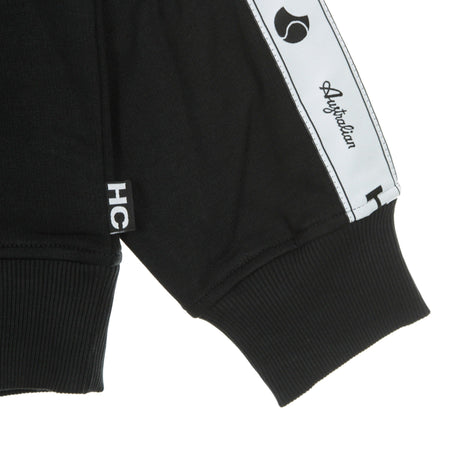 AUSTRALIAN Felpa Girocollo Uomo Eclipse Banda Crewneck Black da uomo