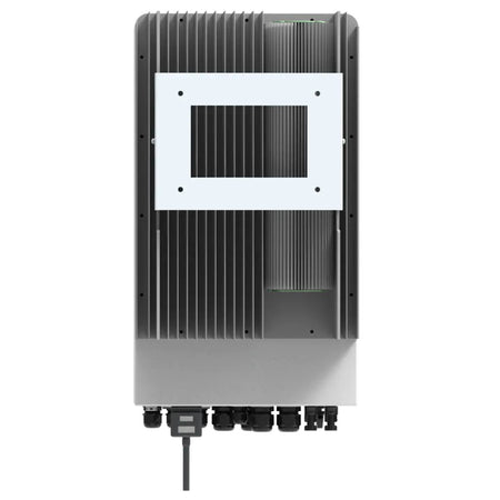 Inverter Ibrido 6kW Monofase IP65 con Display Touch LCD per Impianto Fotovoltaico CEI 0-21 - SKU 11529