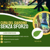 SOFFIATORE Foglie per Giardino 2 BATTERIE 6 VELOCITA Fino a 21000 Giri/Min 580W