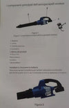 SOFFIATORE Foglie per Giardino 2 BATTERIE 6 VELOCITA Fino a 21000 Giri/Min 580W