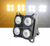 BLINDER ACCECATORE DMX COB LED 4x100W Proiettore BIANCO CALDO E FREDDO Powercon