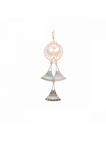 MAMAN ET SOPHIE - ORECCHINO CON FENICE E PENDENTI