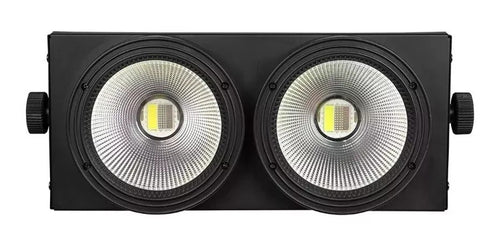 BLINDER ACCECATORE DMX COB LED 2x100W PROIETTORE RGBW 8 CANALI LUCI PALCOSCENICO