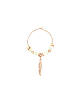 MAMAN ET SOPHIE - ORECCHINO MEDIO PIETRE BIANCHE