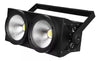 BLINDER ACCECATORE DMX COB LED 2x100W PROIETTORE RGBW 8 CANALI LUCI PALCOSCENICO
