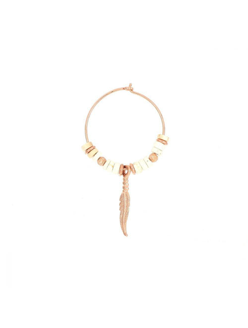 MAMAN ET SOPHIE - ORECCHINO MEDIO PIETRE BIANCHE