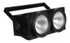 BLINDER ACCECATORE DMX COB LED 2x100W PROIETTORE RGBW 8 CANALI LUCI PALCOSCENICO