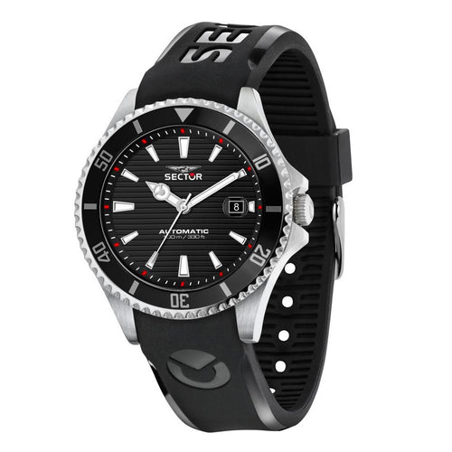 Orologio SECTOR uomo 230 Automatico datario gomma nero