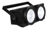 BLINDER ACCECATORE DMX COB LED 2x100W PROIETTORE RGBW 8 CANALI LUCI PALCOSCENICO