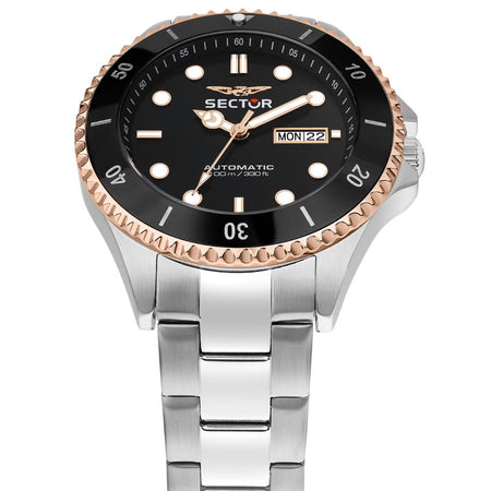 Sector 230 – Orologio Uomo Automatico Nero Day-Date (R3223161009)