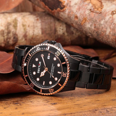 Orologio SECTOR uomo 230 datario acciaio brunito