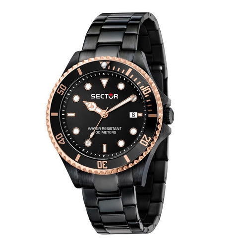 Orologio SECTOR uomo 230 datario acciaio brunito