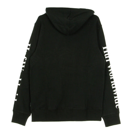 HUF Felpa Cappuccio Uomo Domestic P/o Hoodie Smu Ita Black da uomo