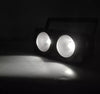 BLINDER ACCECATORE DMX COB LED 2x100W BIANCO CALDO E FREDDO 4-8 CANALI Powercon