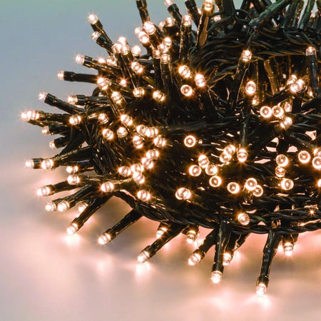 Luci di natale catena "TLE" con led Ø 5 mm da esterno con trasformatore