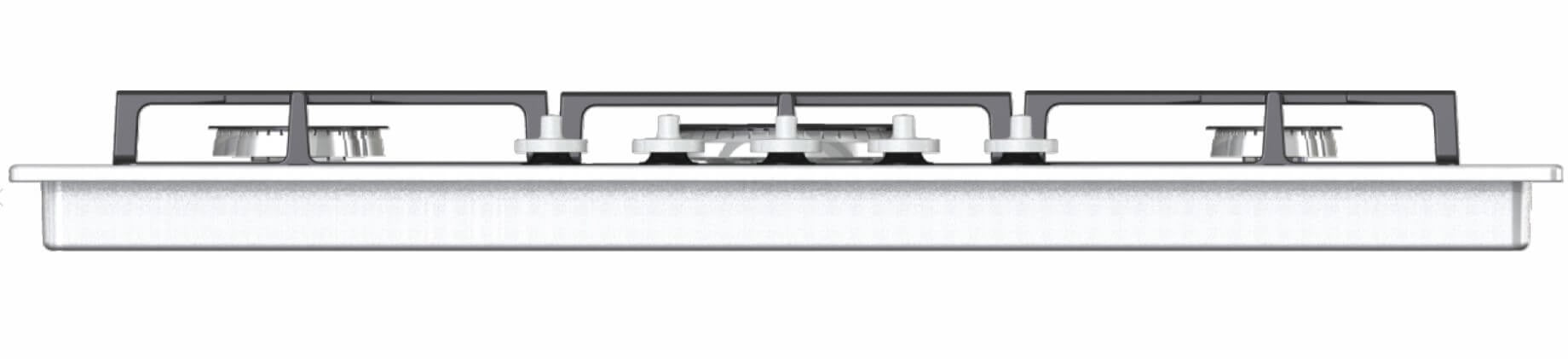 Piano cottura a gas cm. 86 inox Hisense GM973XF