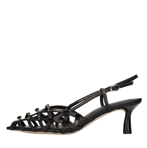Emanuelle Vee Scarpe con Tacco Nero da donna