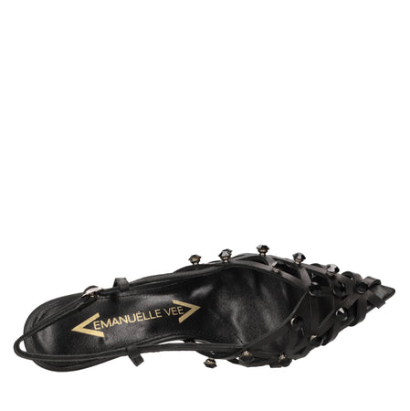 Emanuelle Vee Scarpe con Tacco Nero da donna